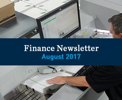August 2017 Finance Newsletter