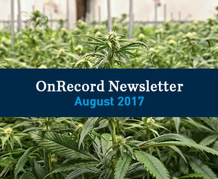 August 2017 OnRecord Newsletter