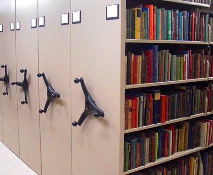 Chicago's Newberry Library - designing custom mobile shelving storage
